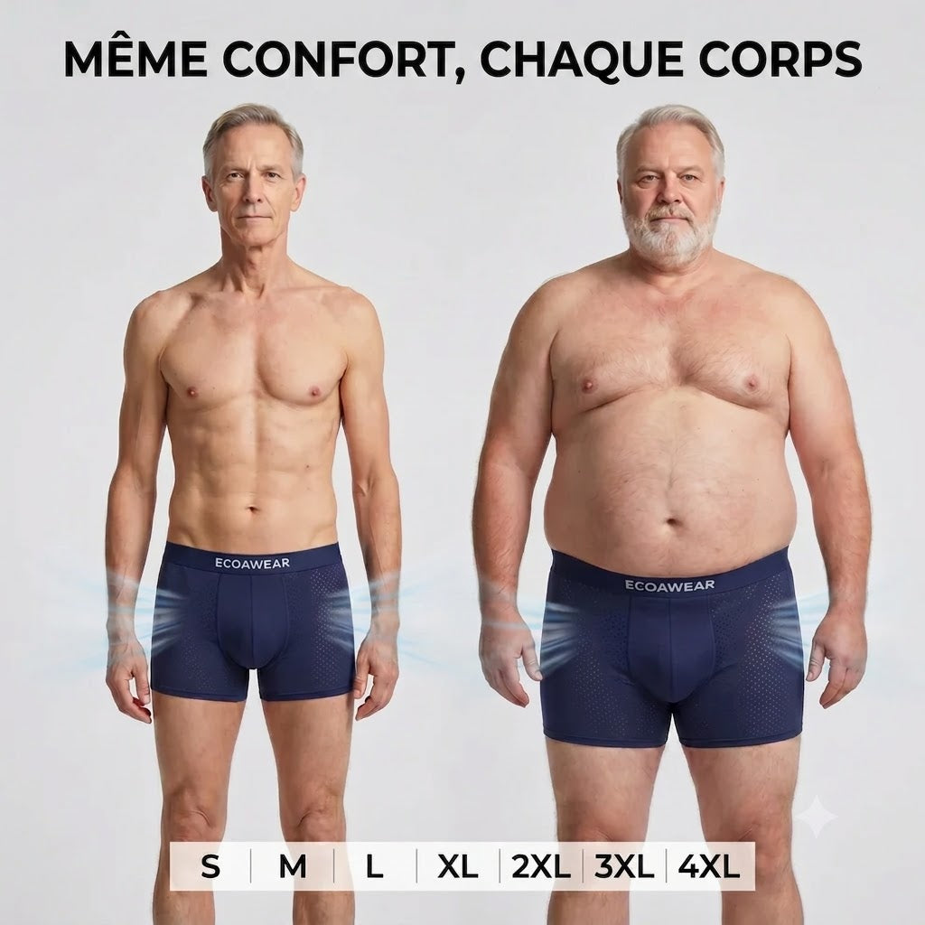 ECOAWEAR® | Lot de 5 boxers en bambou + Recevez 7 paires supplémentaires GRATUITES