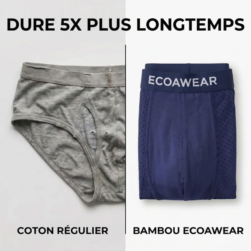 ECOAWEAR® | Lot de 5 boxers en bambou + Recevez 7 paires supplémentaires GRATUITES