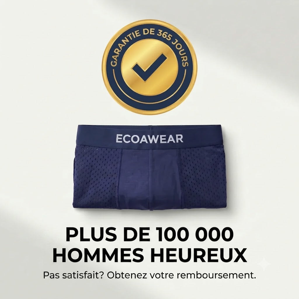 ECOAWEAR® | Lot de 5 boxers en bambou + Recevez 7 paires supplémentaires GRATUITES